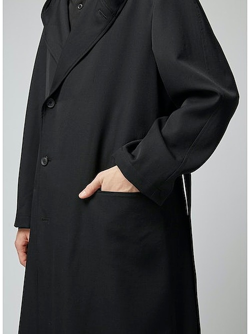 Yohji Yamamoto襦ޥ/RE GABARDINE O-4BS HOOD COAT/֥å.