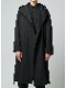 Yohji Yamamoto襦ޥ/RE GABARDINE O-4BS HOOD COAT/֥å.