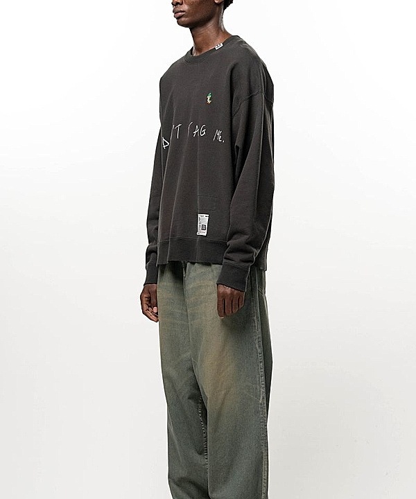 �㴰���Maison MIHARA YASUHIRO���᥾�� �ߥϥ�䥹�ҥ�/French Terry DON'T TAG ME. SWEAT PO/BLACK