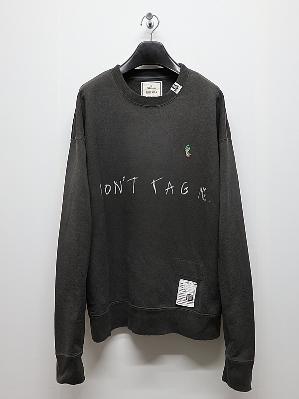 �㴰���Maison MIHARA YASUHIRO���᥾�� �ߥϥ�䥹�ҥ�/French Terry DON'T TAG ME. SWEAT PO/BLACK