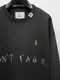 �㴰���Maison MIHARA YASUHIRO���᥾�� �ߥϥ�䥹�ҥ�/French Terry DON'T TAG ME. SWEAT PO/BLACK