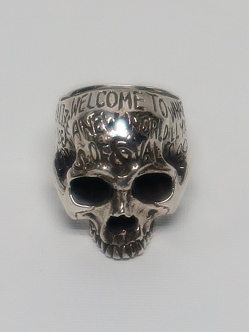 �㴰���THE ONENESS�������ͥ�/Silver925 THEONENESS Philosophy Skull Ring/Silver