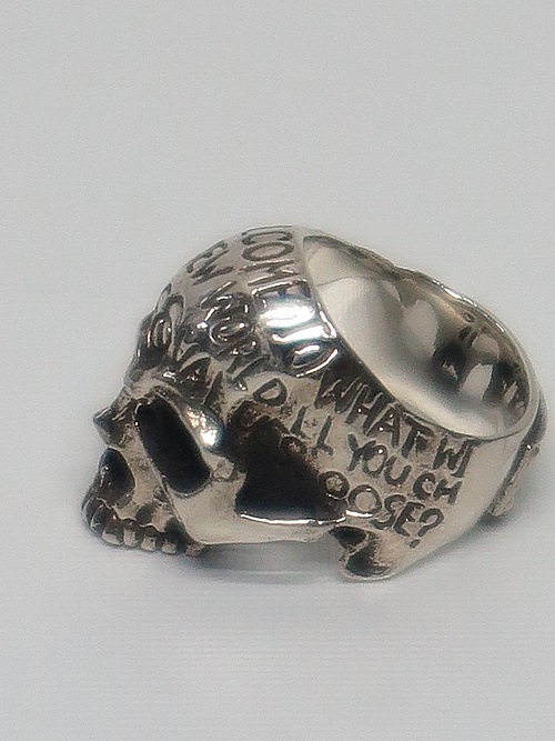 �㴰���THE ONENESS�������ͥ�/Silver925 THEONENESS Philosophy Skull Ring/Silver