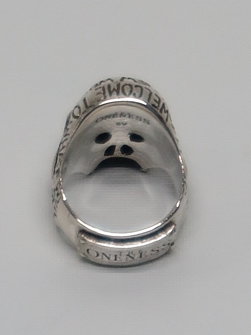�㴰���THE ONENESS�������ͥ�/Silver925 THEONENESS Philosophy Skull Ring/Silver