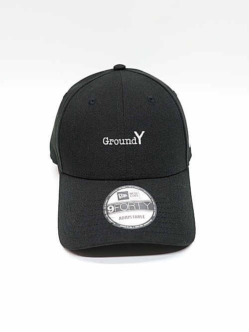 Ground Y饦ɥ磻/NEWERA COTTON 940VS GY LOGO BLK WHT/BLACK.