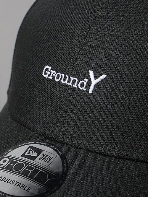Ground Y饦ɥ磻/NEWERA COTTON 940VS GY LOGO BLK WHT/BLACK.