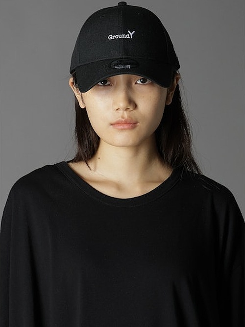Ground Y饦ɥ磻/NEWERA COTTON 940VS GY LOGO BLK WHT/BLACK.
