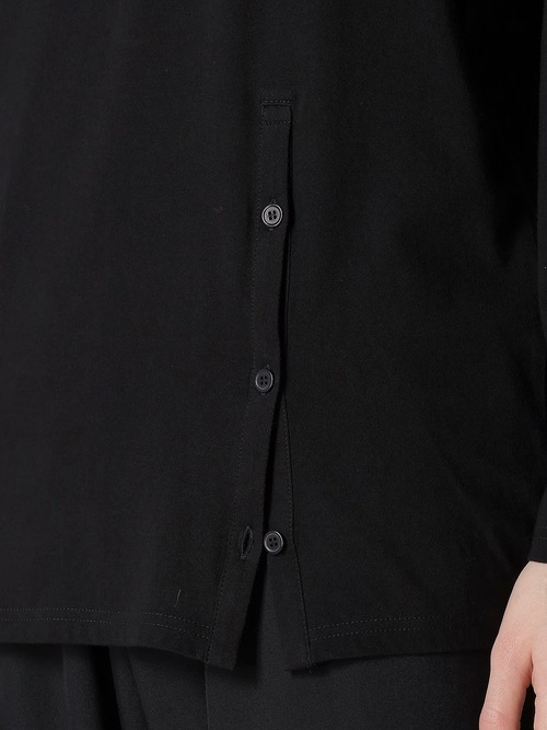 Yohji Yamamoto襦ޥ/30/-ƥŷ ճåȴݼĹµ/BLACK