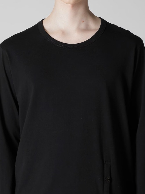 Yohji Yamamoto襦ޥ/30/-ƥŷ ճåȴݼĹµ/BLACK