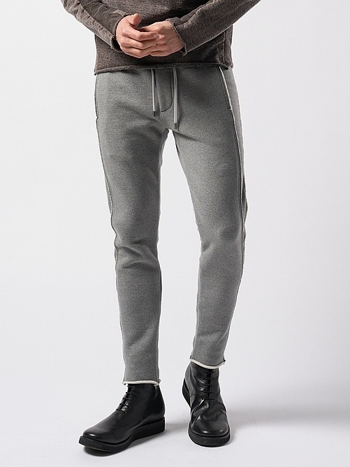 wjk֥른/super urake seam pants/t.gray
