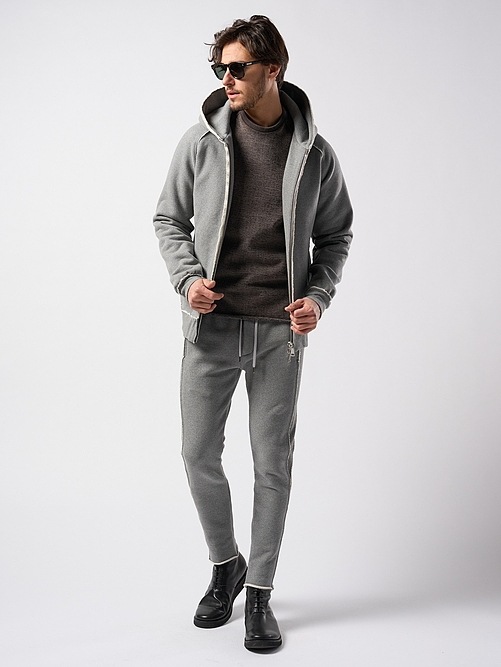 wjk֥른/super urake seam pants/t.gray