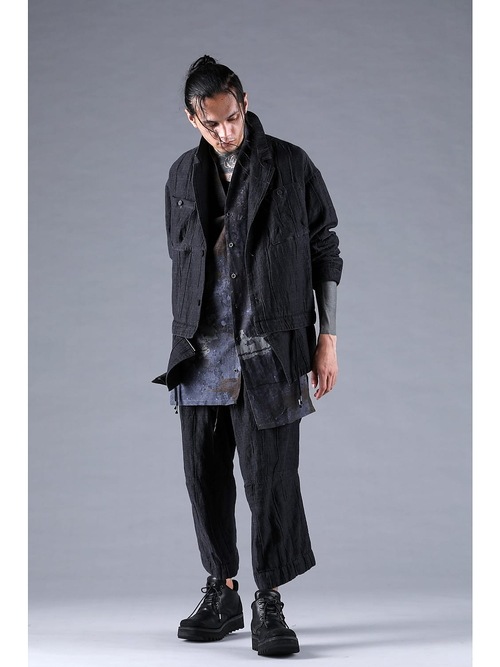 (ͽ���ʡ�2��3������ͽ��/D.HYGEN���ǥ����ϥ�����/���åȥ��ͥ���֥륯�����磻�ɥ����åץɥѥ��/INDIGO BLACK