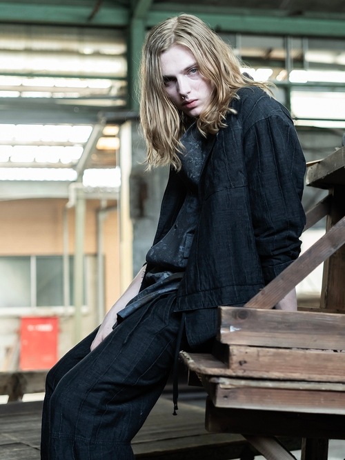 (ͽ���ʡ�2��3������ͽ��/D.HYGEN���ǥ����ϥ�����/���åȥ��ͥ���֥륯�����磻�ɥ����åץɥѥ��/INDIGO BLACK