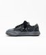 Maison MIHARA YASUHIRO��PETERSON23/original sole ripping and overdyeing canvas Low-Top sneaker/BLK/BLK