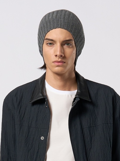 wjk�����֥른��������/comfy 2-way knit watch/charcoal