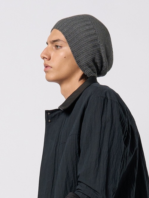 wjk�����֥른��������/comfy 2-way knit watch/charcoal