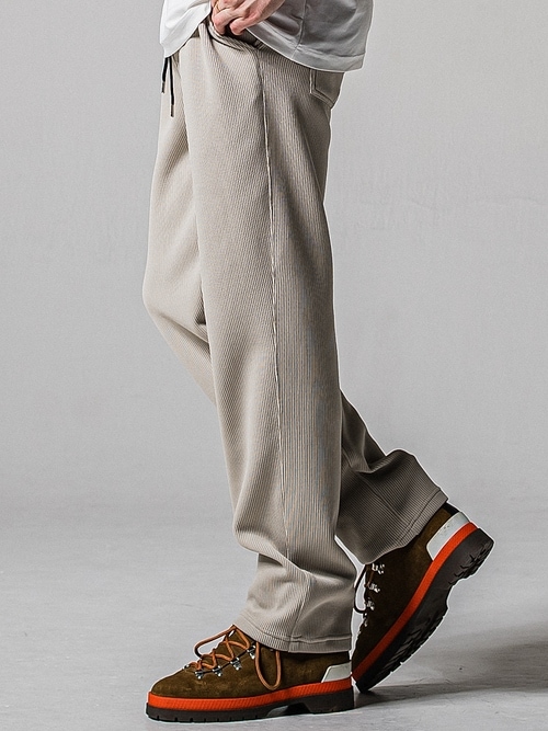 (ͽ���ʡ�1��2������ͽ��/39TH RESOUND CLOTHING���ꥵ����ɥ���������/SEMIWAIDE AZE WIDE TUCK PANTS/GREYGE