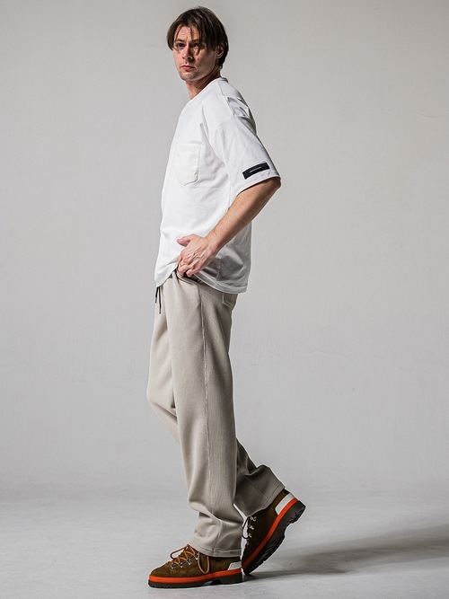 (ͽ���ʡ�1��2������ͽ��/39TH RESOUND CLOTHING���ꥵ����ɥ���������/SEMIWAIDE AZE WIDE TUCK PANTS/GREYGE
