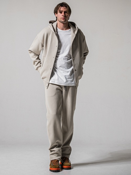 (ͽ���ʡ�1��2������ͽ��/39TH RESOUND CLOTHING���ꥵ����ɥ���������/SEMIWAIDE AZE WIDE TUCK PANTS/GREYGE