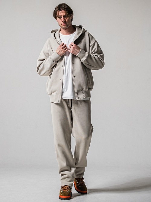 (ͽ���ʡ�1��2������ͽ��/39TH RESOUND CLOTHING���ꥵ����ɥ���������/SEMIWAIDE AZE WIDE TUCK PANTS/GREYGE