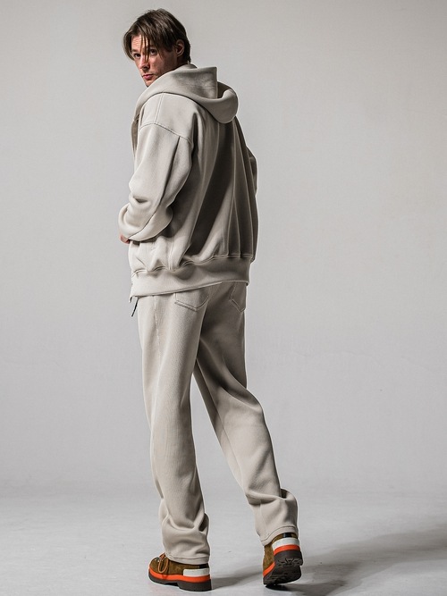 (ͽ���ʡ�1��2������ͽ��/39TH RESOUND CLOTHING���ꥵ����ɥ���������/SEMIWAIDE AZE WIDE TUCK PANTS/GREYGE
