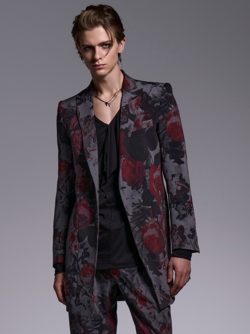 (ͽ���ʡ�3��4������ͽ��/kiryuyrik������奦����奦/BEATENJIKU W-Frill-V-Neck-T/Black