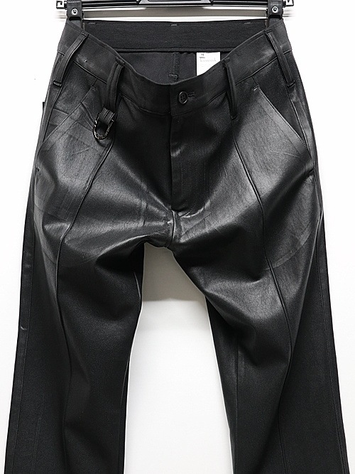 (ͽ���ʡ�7��8������ͽ��/kiryuyrik������奦����奦/Coating High Tension Jersey Flare Skinny Slacks/Black