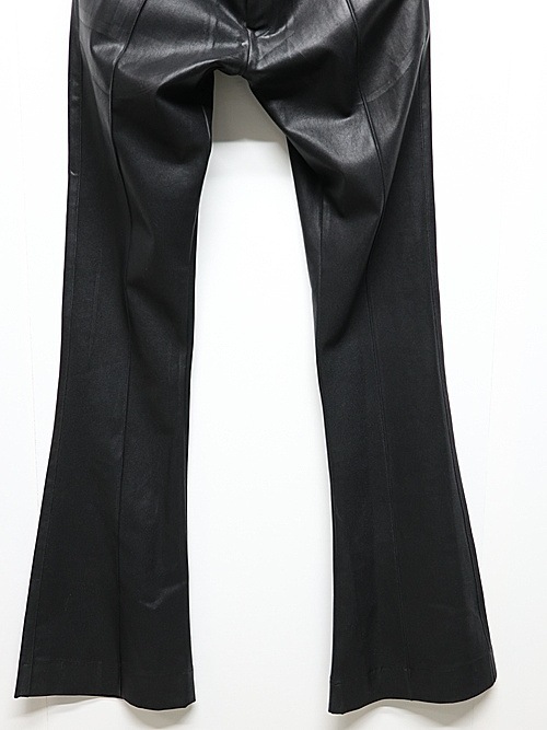 (ͽ���ʡ�7��8������ͽ��/kiryuyrik������奦����奦/Coating High Tension Jersey Flare Skinny Slacks/Black