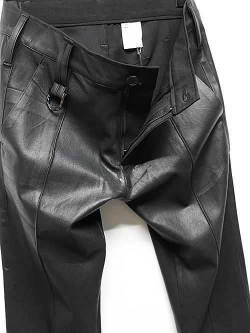 (ͽ���ʡ�7��8������ͽ��/kiryuyrik������奦����奦/Coating High Tension Jersey Flare Skinny Slacks/Black