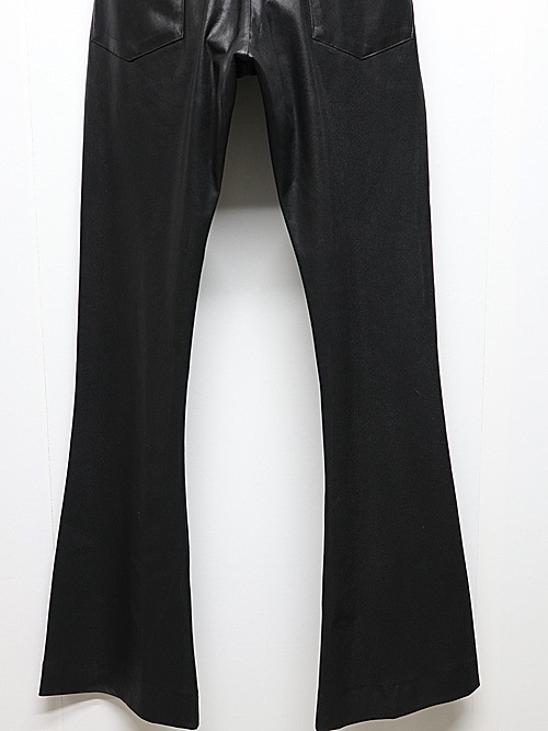 (ͽ���ʡ�7��8������ͽ��/kiryuyrik������奦����奦/Coating High Tension Jersey Flare Skinny Slacks/Black