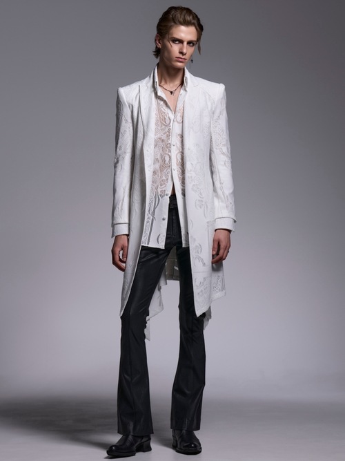 (ͽ���ʡ�7��8������ͽ��/kiryuyrik������奦����奦/Coating High Tension Jersey Flare Skinny Slacks/Black