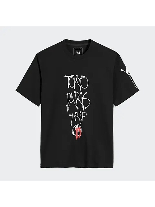 Y-3���磻���꡼/CITY GFX SS TEE/BLACK