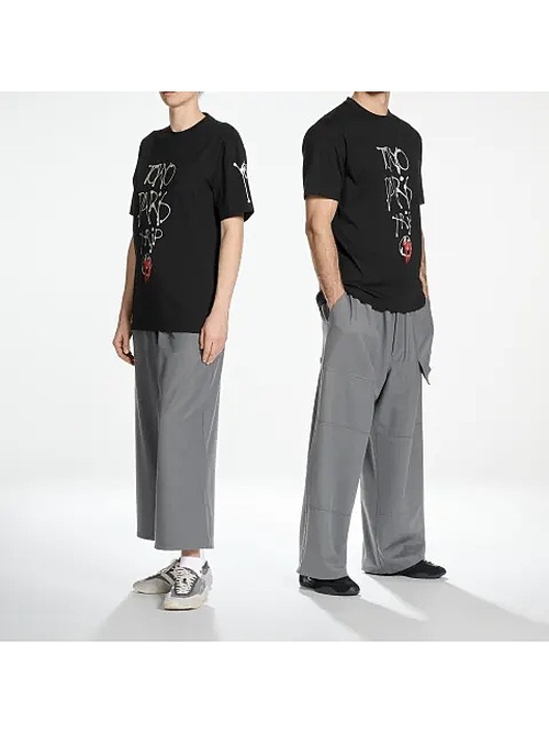 Y-3���磻���꡼/CITY GFX SS TEE/BLACK