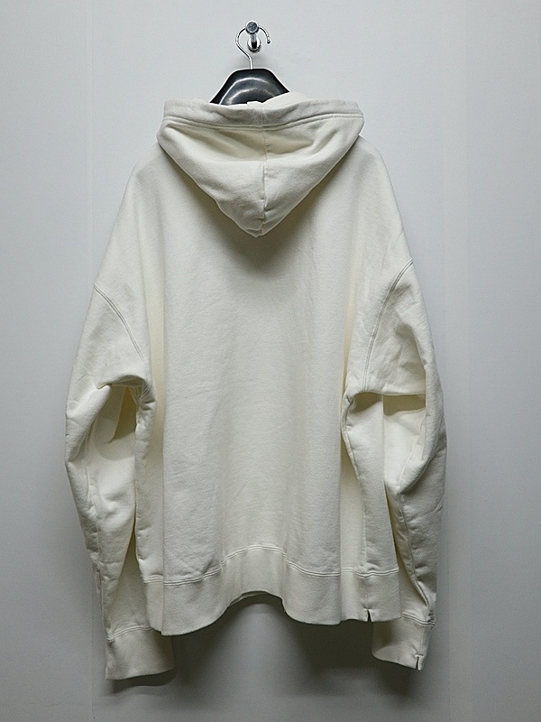Maison MIHARA YASUHIRO���᥾�� �ߥϥ�䥹�ҥ�/French Terry  LEON PRINTED SWEAT HOODIE/WHITE