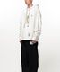 Maison MIHARA YASUHIRO���᥾�� �ߥϥ�䥹�ҥ�/French Terry  LEON PRINTED SWEAT HOODIE/WHITE