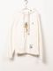 Maison MIHARA YASUHIRO���᥾�� �ߥϥ�䥹�ҥ�/French Terry  LEON PRINTED SWEAT HOODIE/WHITE