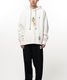 Maison MIHARA YASUHIRO���᥾�� �ߥϥ�䥹�ҥ�/French Terry  LEON PRINTED SWEAT HOODIE/WHITE