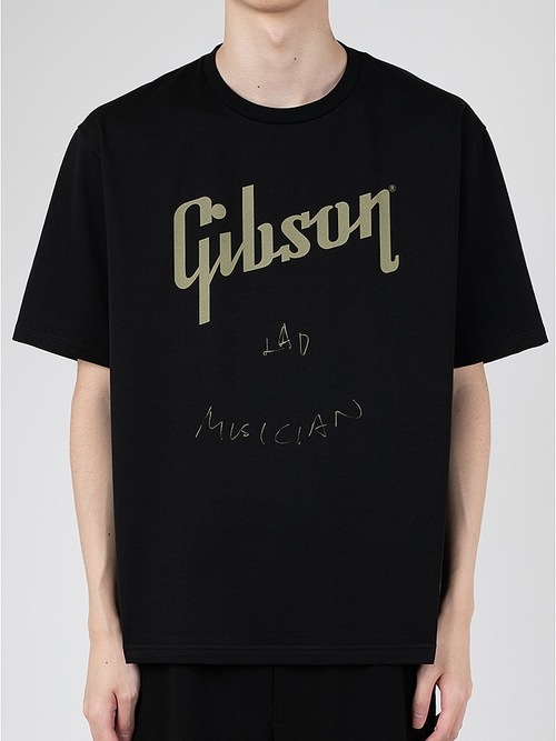 �㴰���LAD MUSICIAN����å� �ߥ塼�������/LAD��Gibson print T 2/BLACK