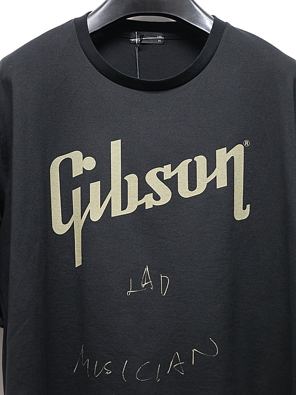 �㴰���LAD MUSICIAN����å� �ߥ塼�������/LAD��Gibson print T 2/BLACK