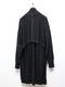 nude:masahiko maruyama ̡:ޥҥޥ/12GG merino Wool Jersey Knit LAYERED 12GG KNIT LONG CARDIGAN/VEST/Black.