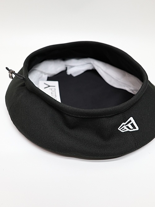 Ground Y�����饦��ɥ磻/NEWERA COTTON BERET GY LOGO BLK WHT/BLACK.