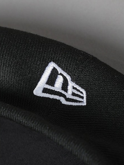 Ground Y�����饦��ɥ磻/NEWERA COTTON BERET GY LOGO BLK WHT/BLACK.