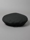 Ground Y�����饦��ɥ磻/NEWERA COTTON BERET GY LOGO BLK WHT/BLACK.