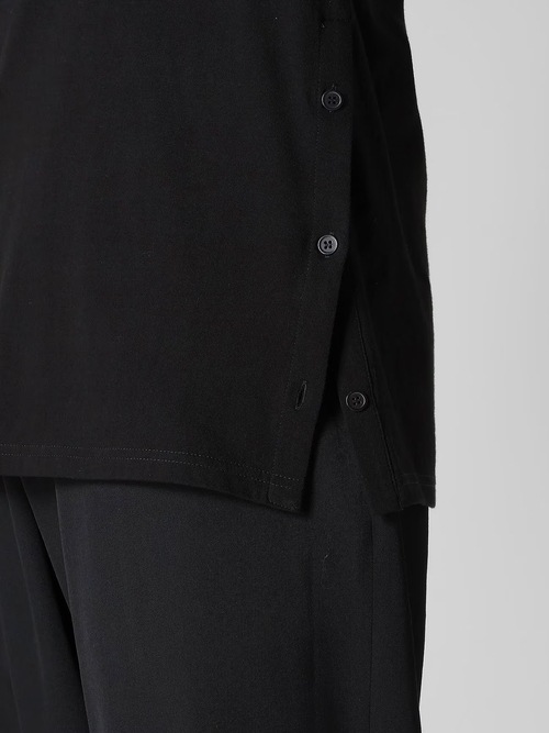 Yohji Yamamoto襦ޥ/30/-ƥŷ ճåȥإ꡼Ĺµ/BLACK