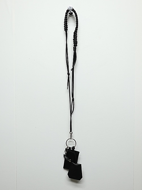 Ground Y�����饦��ɥ磻/COW LEATHER MULTI STRAP/BLACK