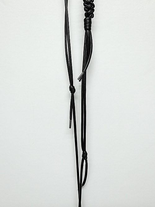 Ground Y�����饦��ɥ磻/COW LEATHER MULTI STRAP/BLACK