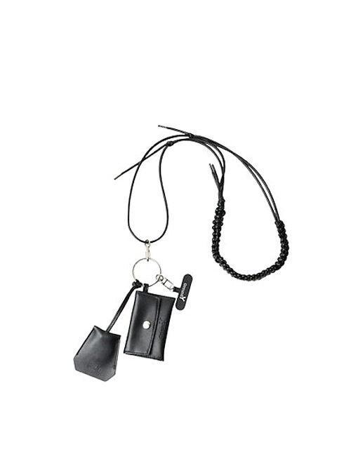 Ground Y�����饦��ɥ磻/COW LEATHER MULTI STRAP/BLACK