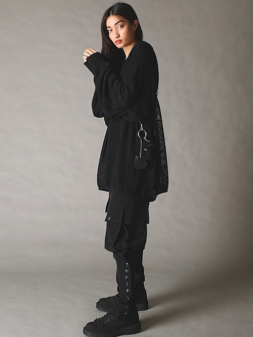 Ground Y�����饦��ɥ磻/COW LEATHER MULTI STRAP/BLACK