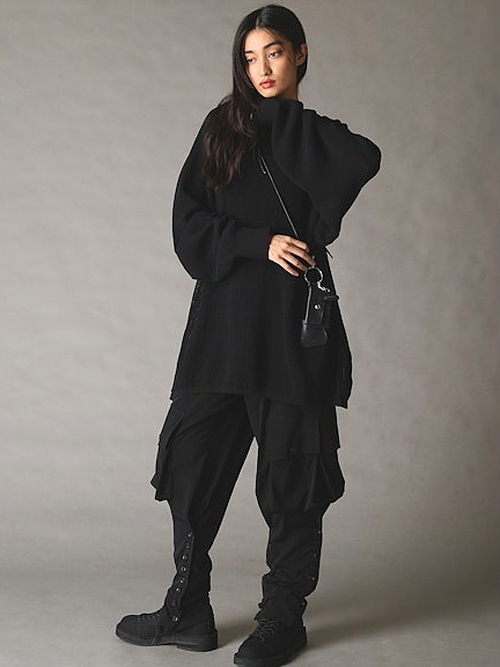 Ground Y�����饦��ɥ磻/COW LEATHER MULTI STRAP/BLACK