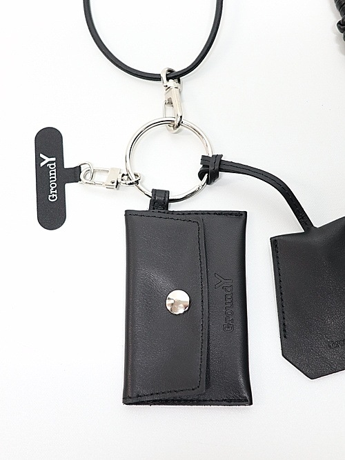 Ground Y�����饦��ɥ磻/COW LEATHER MULTI STRAP/BLACK